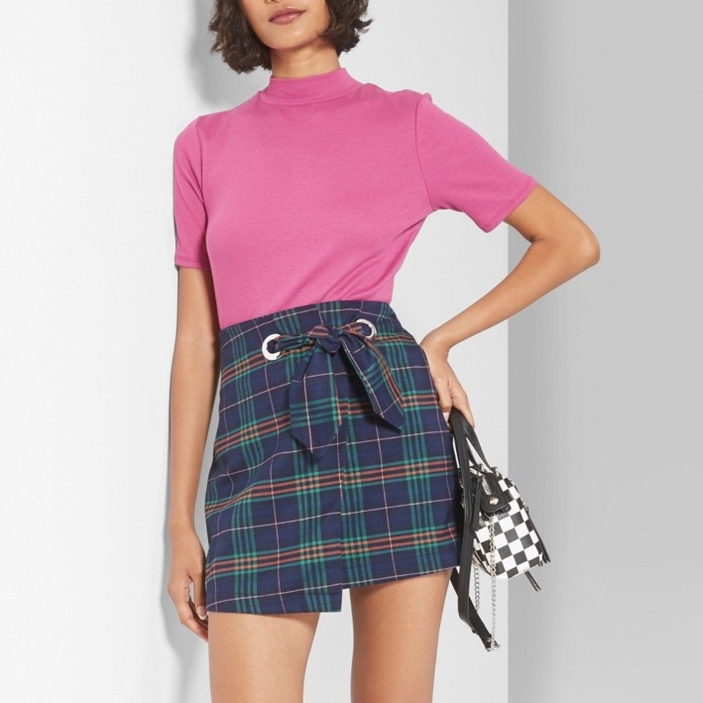 Wild Fable Mid-Rise Plaid Skirt - Picture 2 of 7